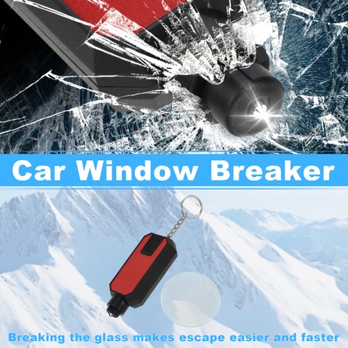 Car escape tool - key, ring