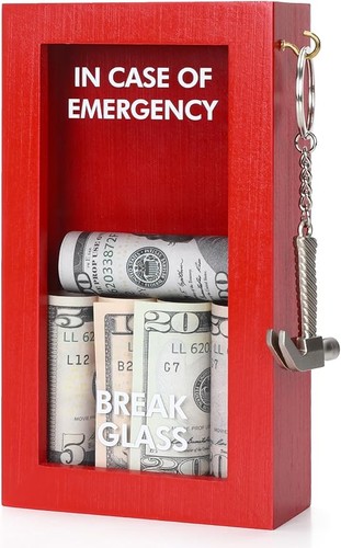 Funny emergency box with - box,